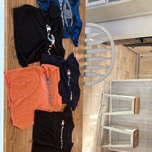 Champion Kids Short Sleeve Tees - Black, Orange, Blue